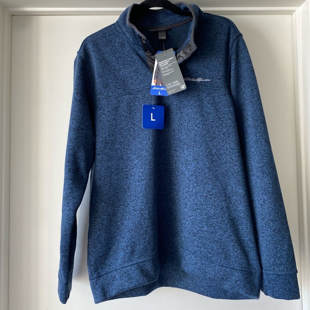 Blue Eddie Bauer pull over